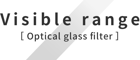 Visible range Optical glass filter
